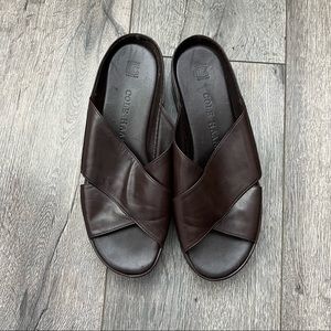 Cole Haan Leather Slide Sandals